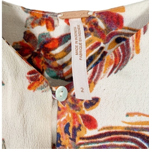 Free People Hot Tropics Wide Leg Crop Jumpsuit Size 2 - Picture 11 of 15